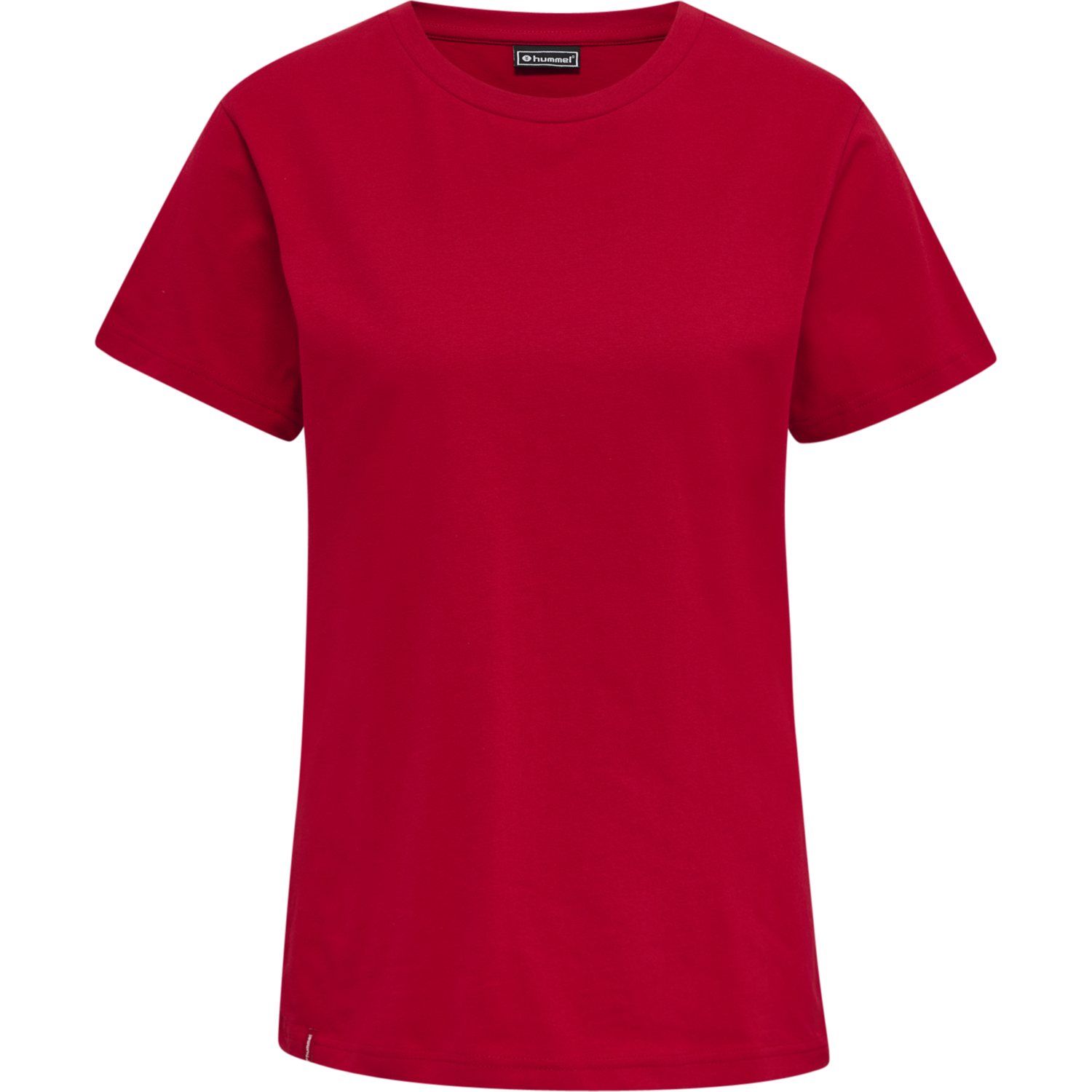 hmlRED BASIC T-SHIRT S/S WOMAN, TANGO RED, packshot