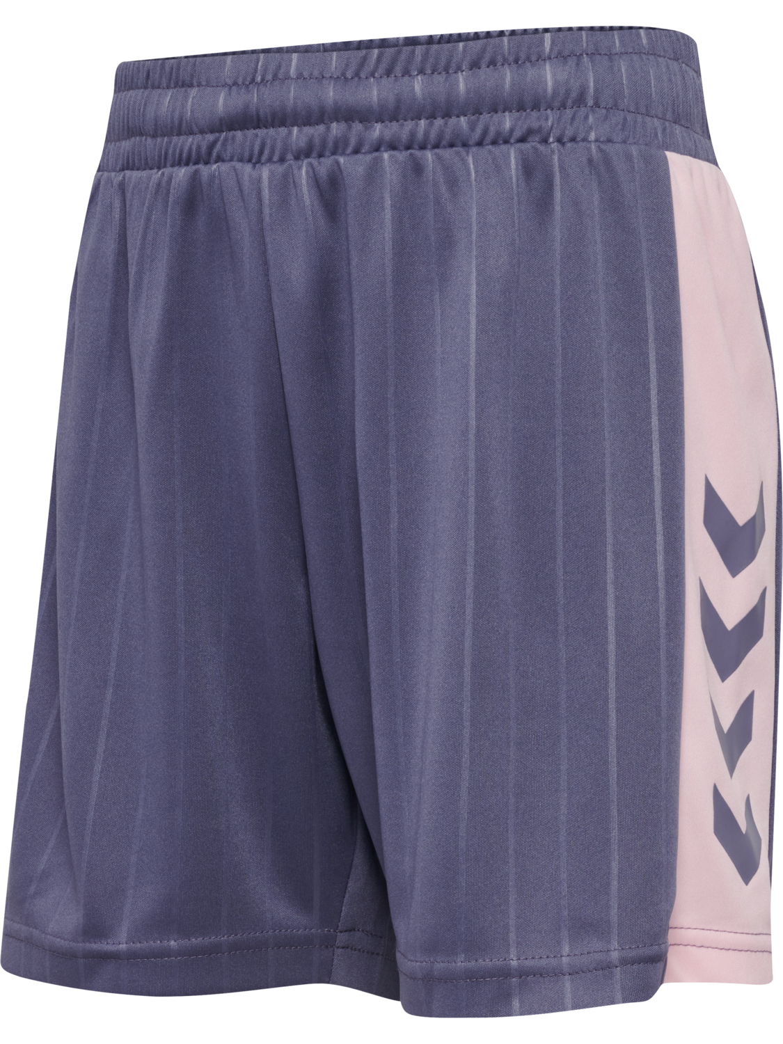 hmlJR GOAL STRIPE SHORTS, HERON, packshot