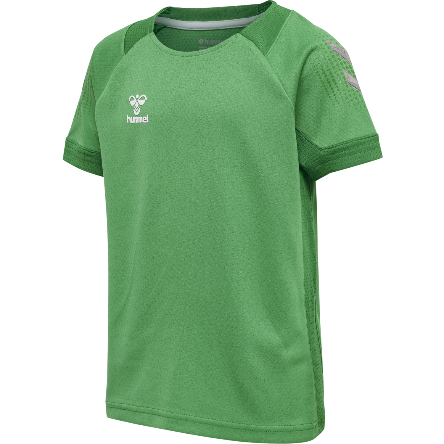 hmlLEAD S/S POLY JERSEY KIDS, JELLY BEAN, packshot