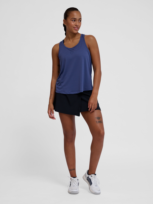 hmlCOURT LIGHT WEIGHT TANKTOP W, BLUE INDIGO, model
