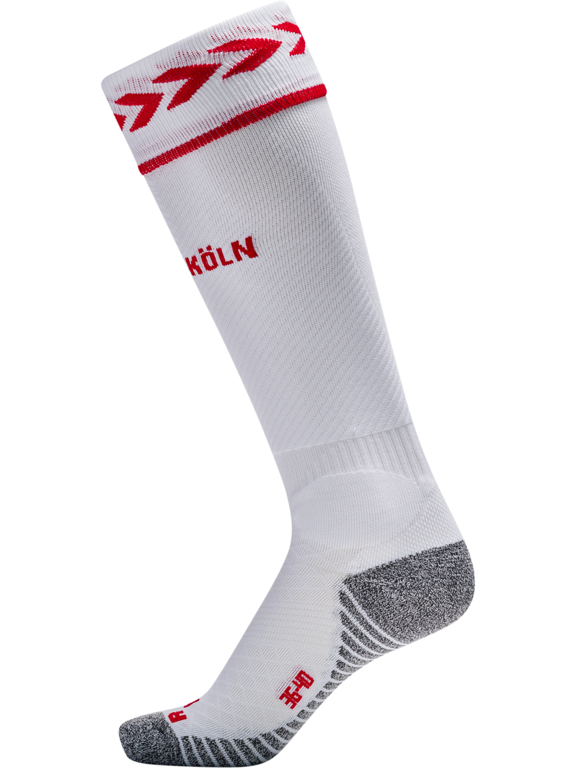 1FCK 23/24 HOME FOOTBALL SOCK, WHITE/TRUE RED, packshot