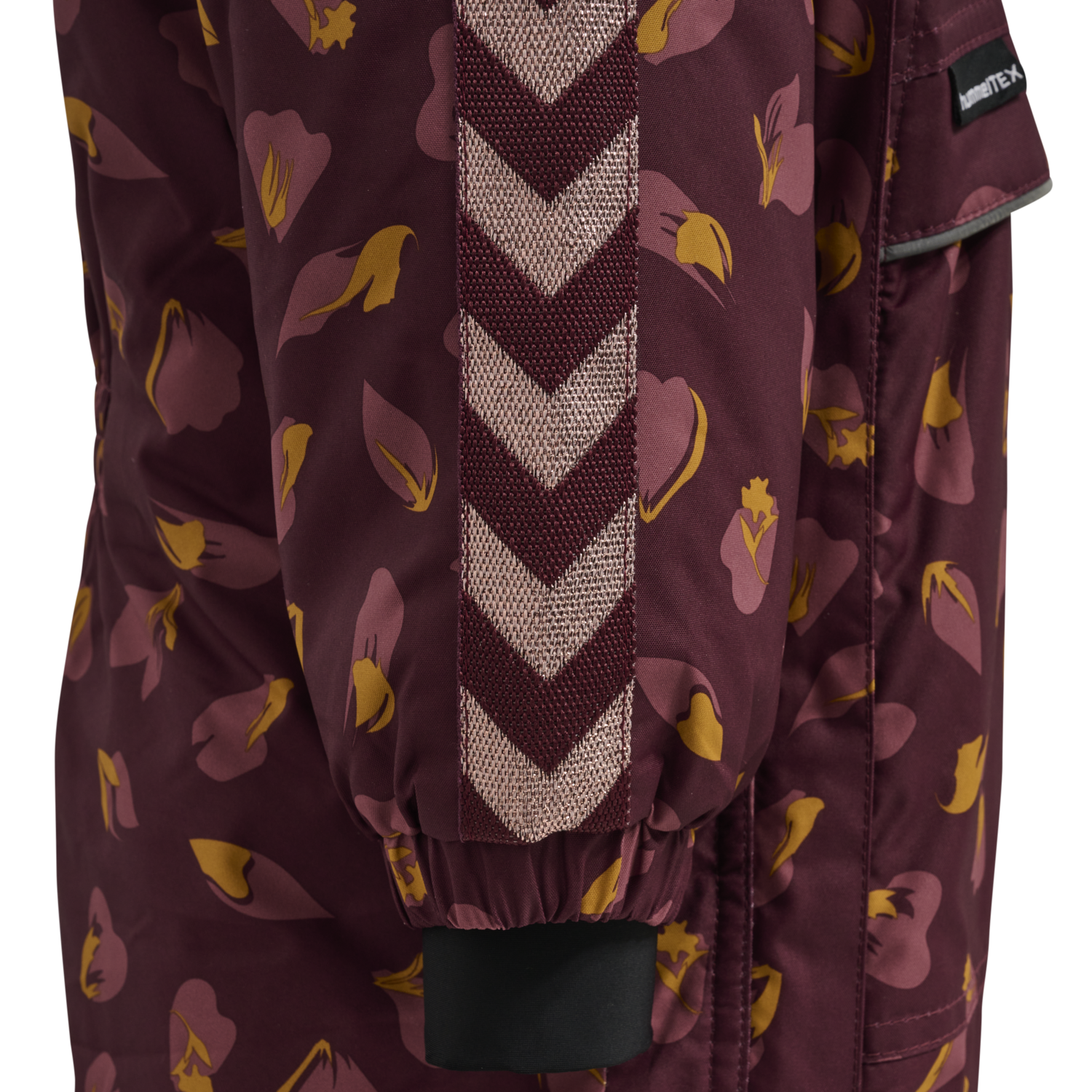 hmlMOON TEX SNOWSUIT, WINDSOR WINE, packshot