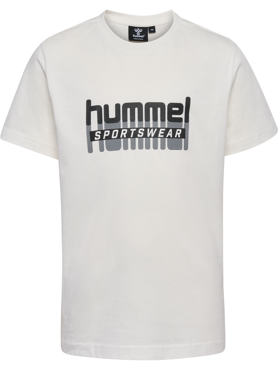 hmlTUKAS T-SHIRT S/S 2-PACK, BLACK BEAUTY/MARSHMALLOW, packshot