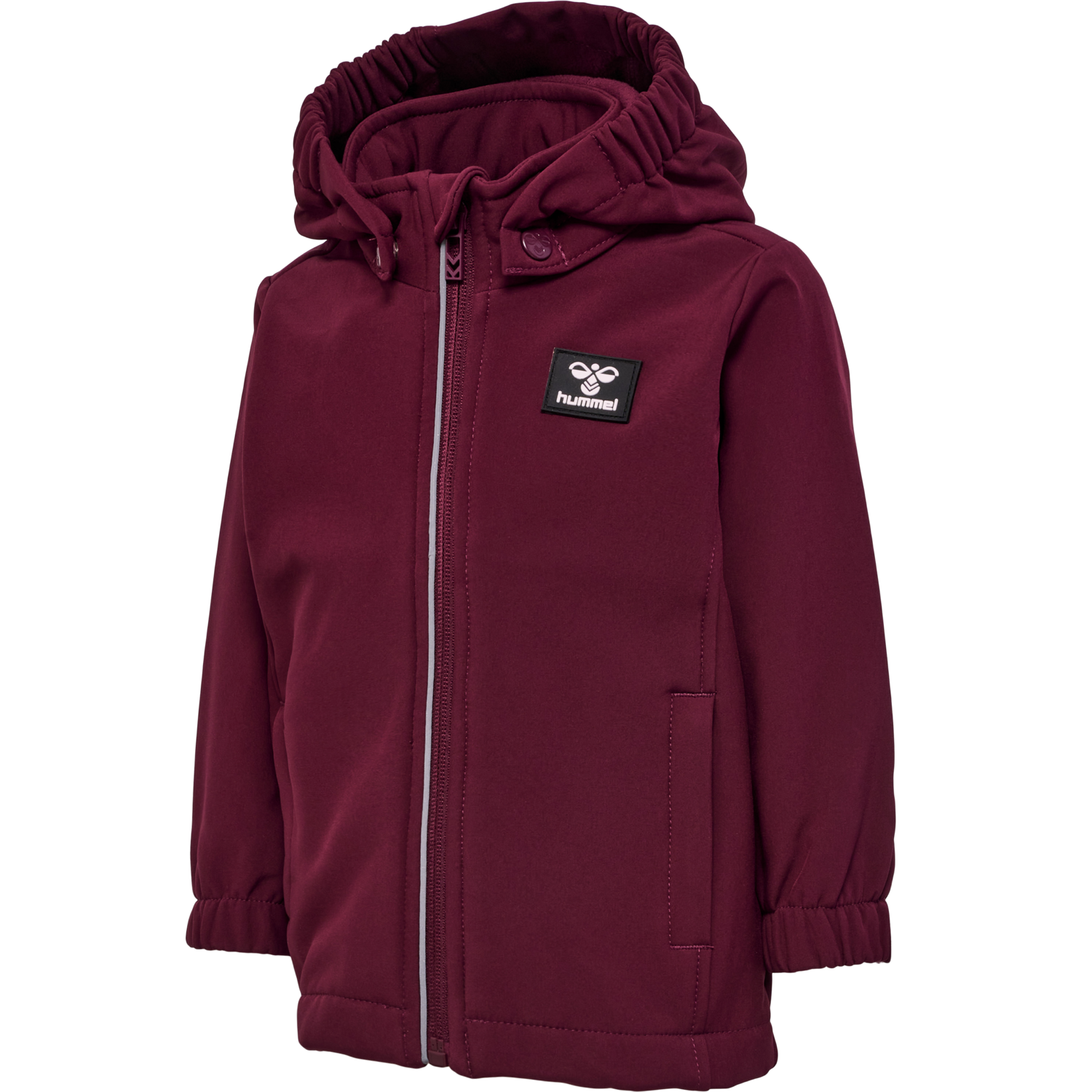 hmlMARS TEX MINI SOFTSHELL JACKET, WINDSOR WINE, packshot