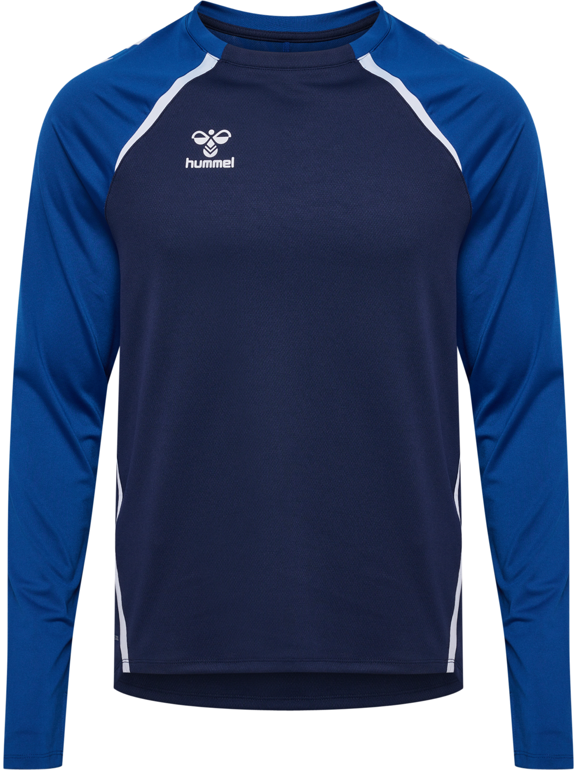 hmlLEAD 2.0 CREW SWEAT, MARINE/TRUE BLUE, packshot