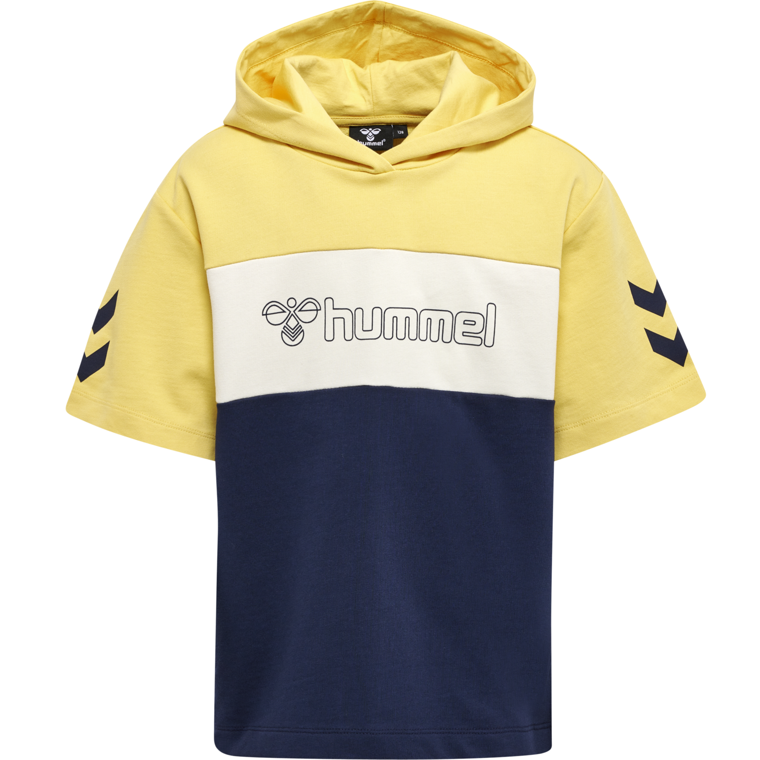 hmlCLOUD HOODIE S/S, BLACK IRIS, packshot