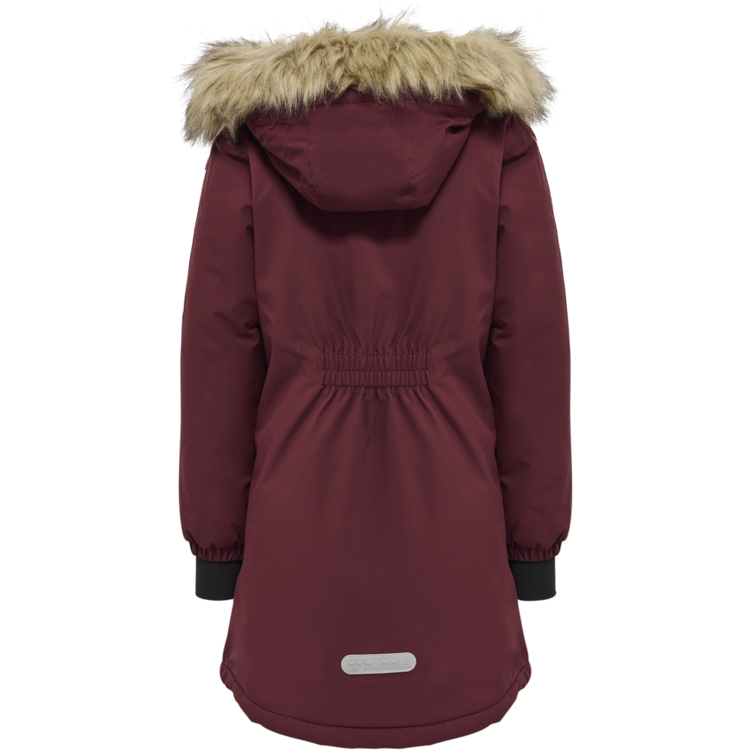 hmlLEAF TEX COAT, WINDSOR WINE, packshot