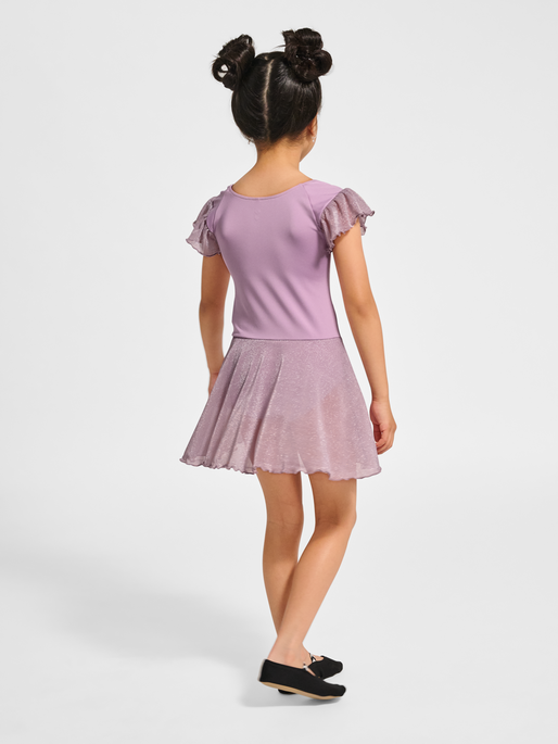 hmlJR MIX GLITTER DRESS, LAVENDER MIST, model