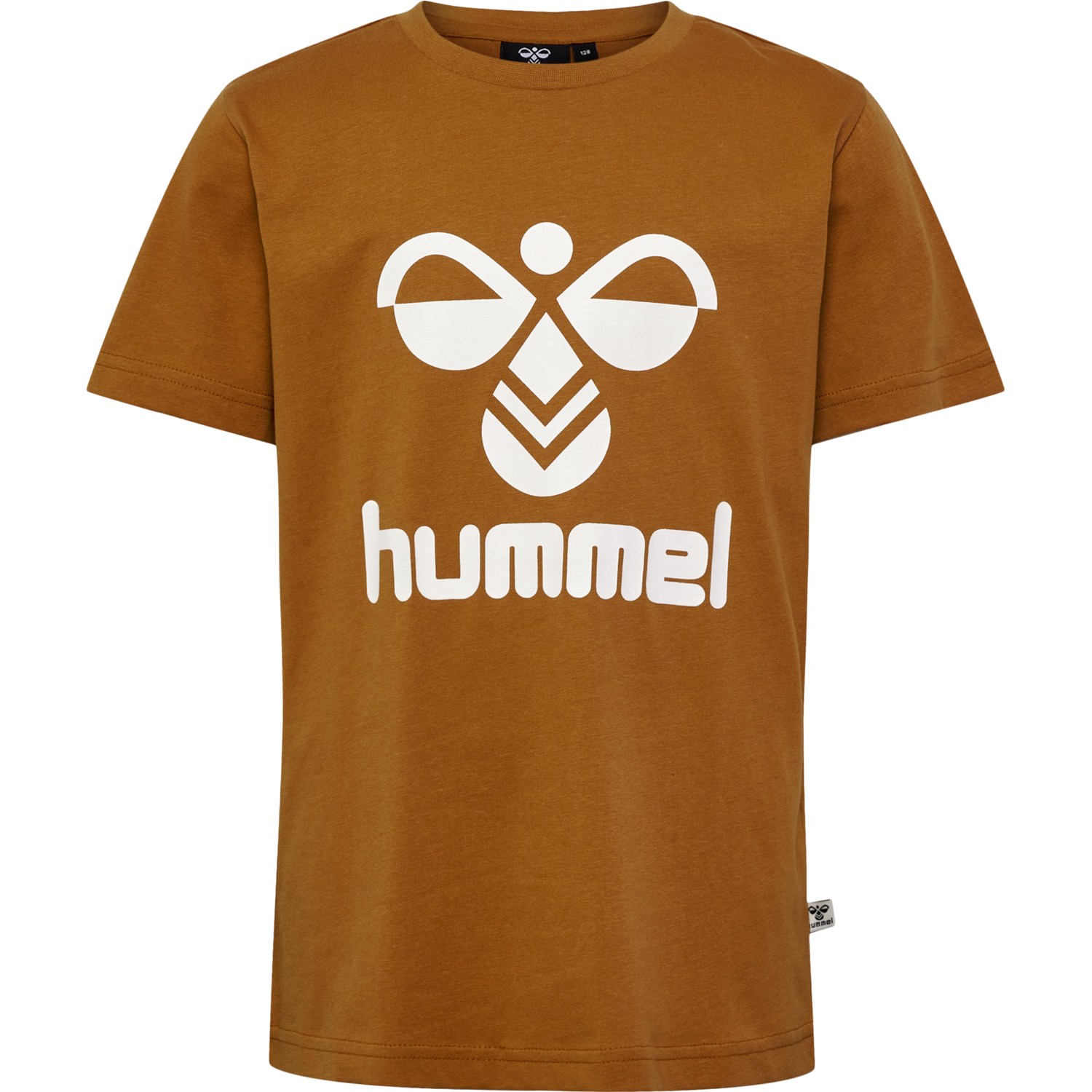 hmlTRES T-SHIRT S/S 2-PK, SIERRA/DARK OLIVE, packshot