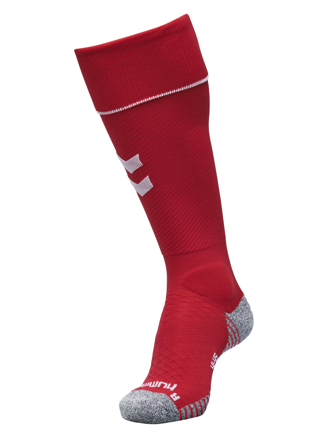 PRO FOOTBALL SOCK 17 - 18, TRUE RED/WHITE, packshot
