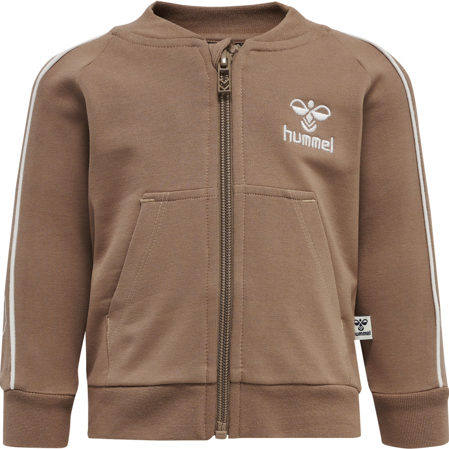 hmlCASEY ZIP JACKET, BEAVER FUR, packshot