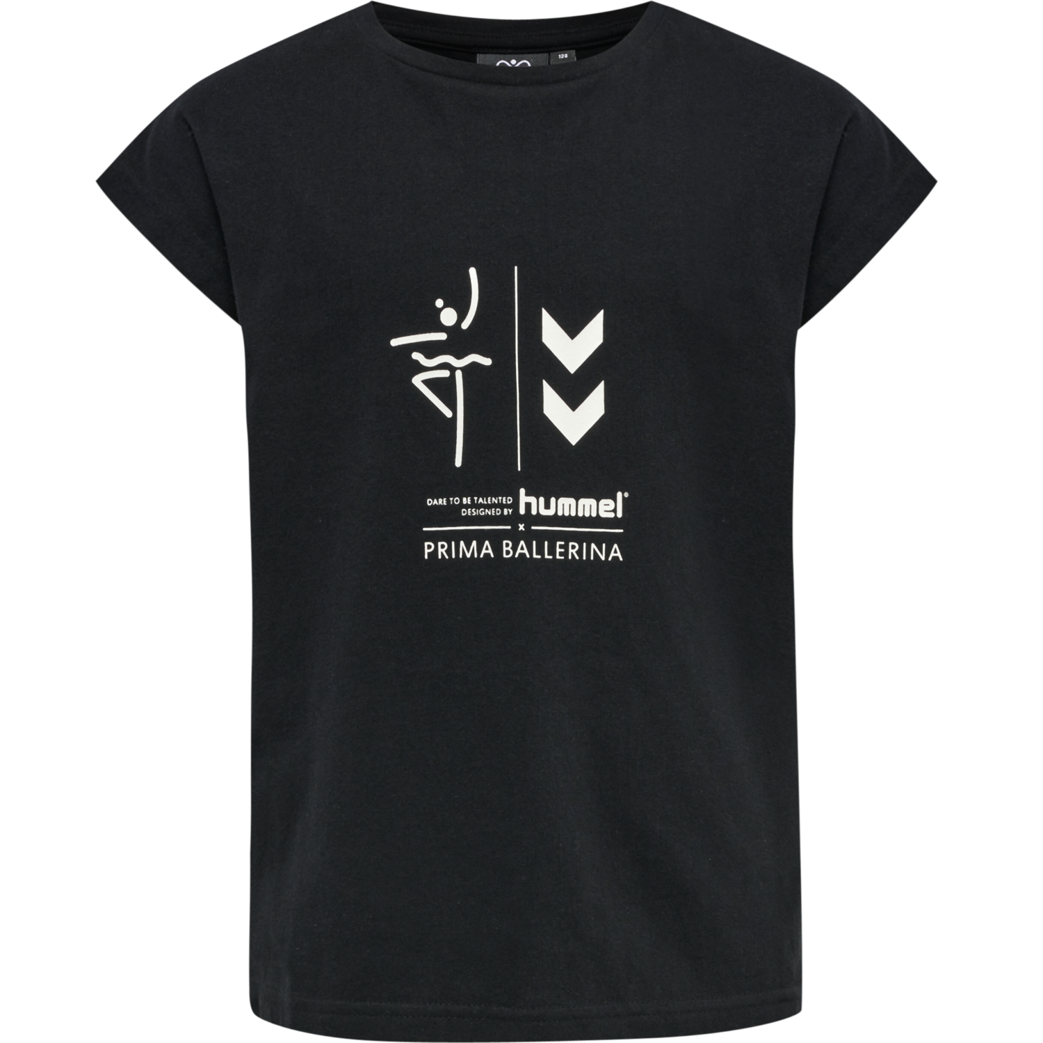 hmlPRIMA BEE T-SHIRT S/S, BLACK, packshot