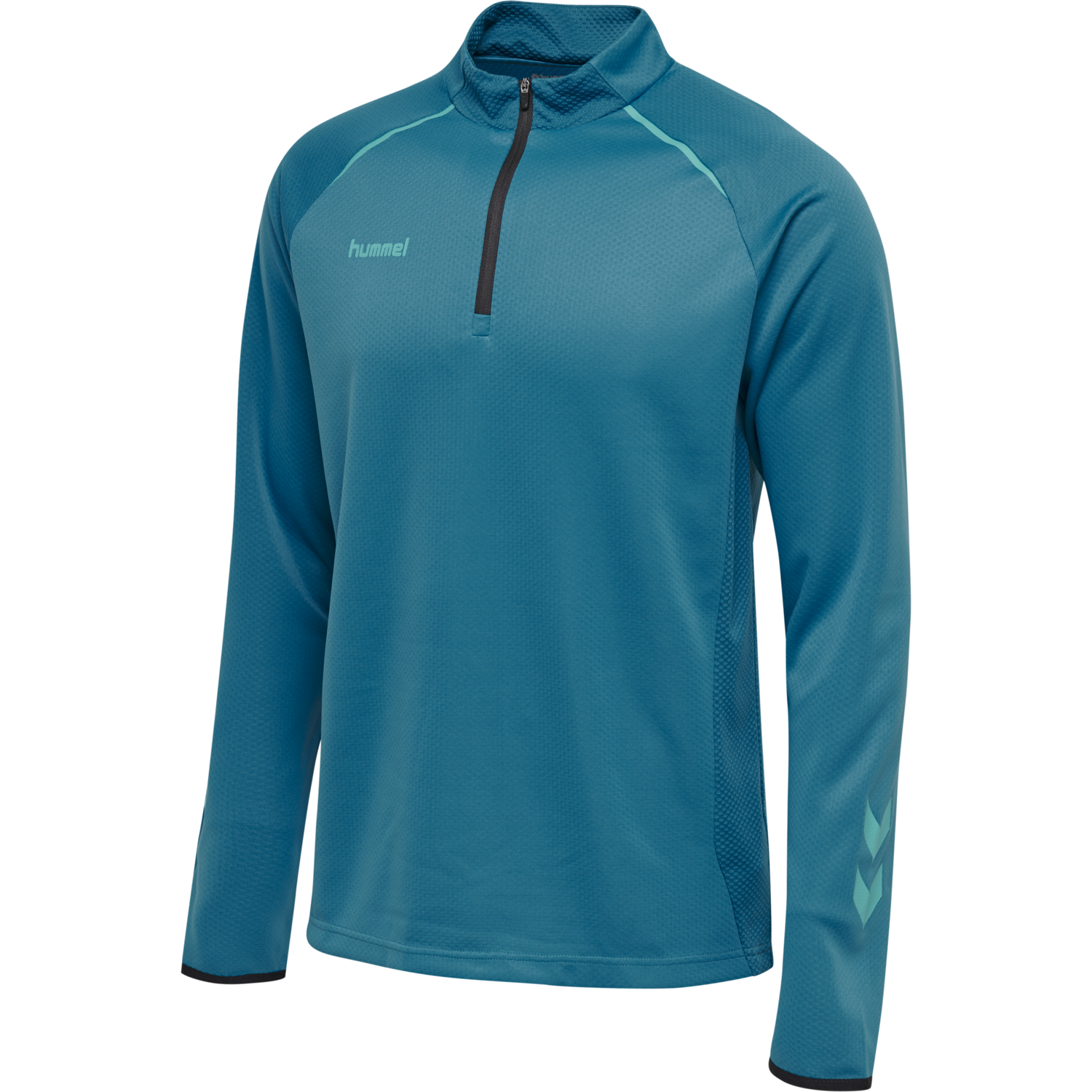 hmlAUTHENTIC PRO HALF ZIP SWEAT, CELESTIAL, packshot