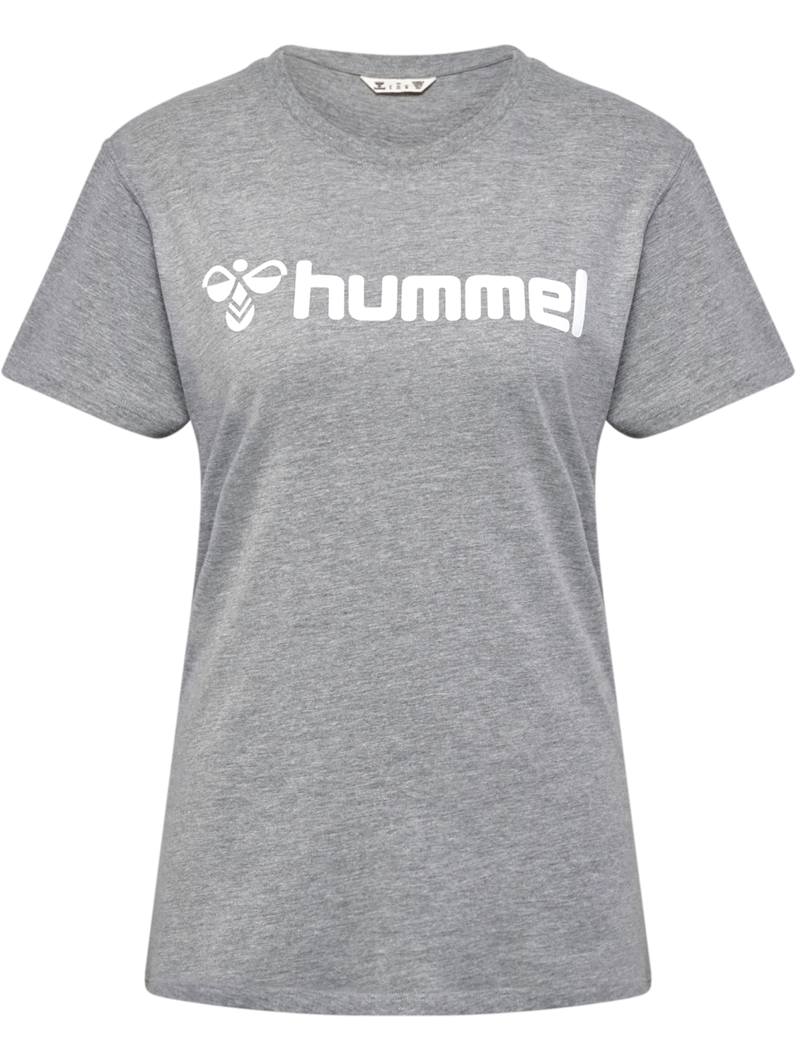 hmlGO 2.0 LOGO T-SHIRT S/S WOMAN, GREY MELANGE, packshot