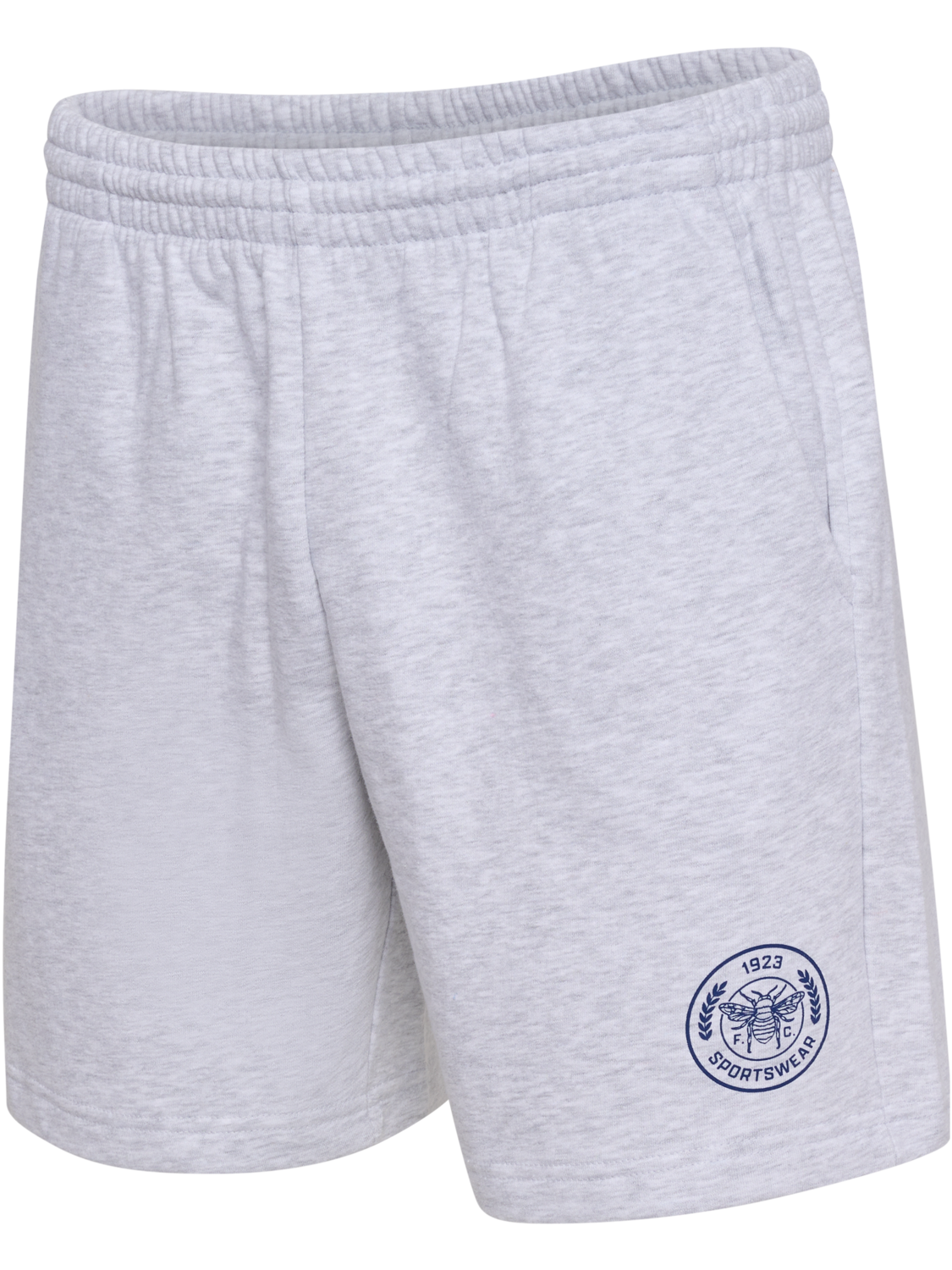 hmlSWARM SHORTS, LIGHT GREY MELANGE, packshot