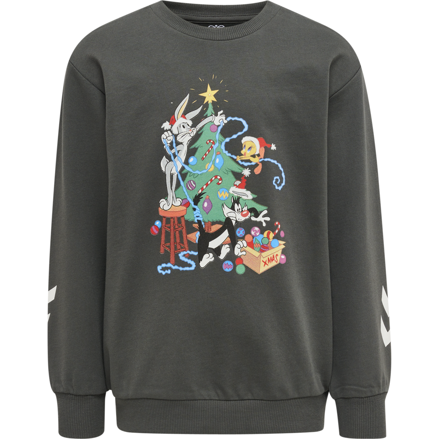 hmlBUGS BUNNY DOS SWEATSHIRT, DARK SHADOW, packshot