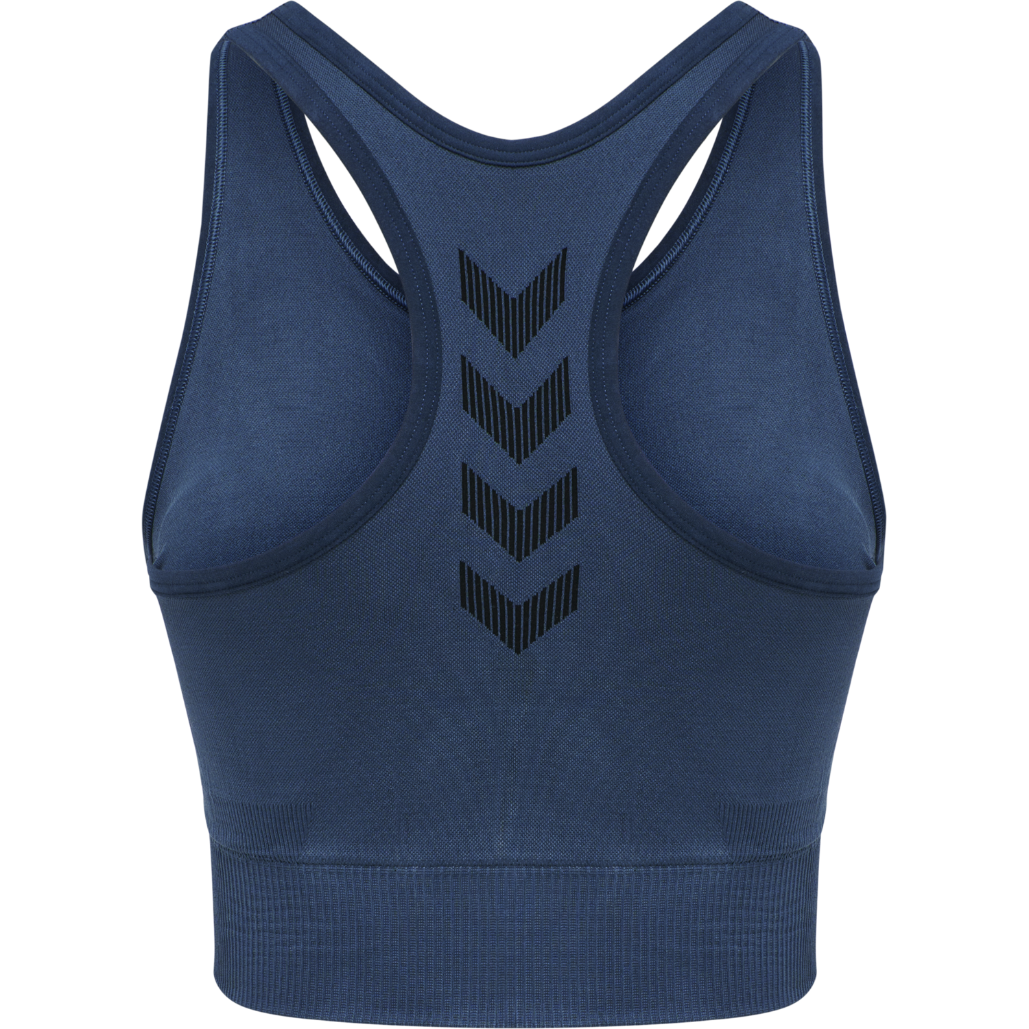 HUMMEL FIRST SEAMLESS BRA WOMEN, DARK DENIM, packshot