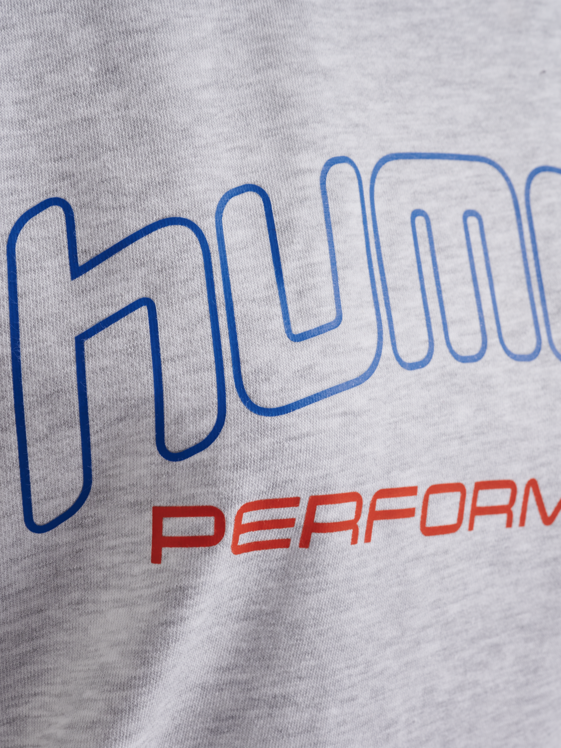 hmlFAST OVERSIZED CREW, LIGHT GREY MELANGE, packshot