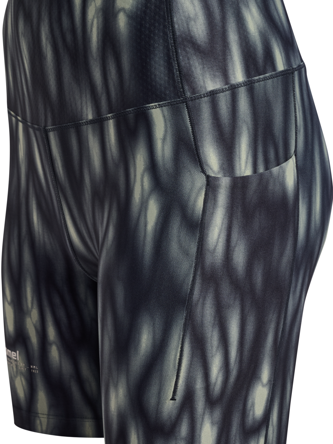 hmlHIIT AOP INTENSITY SHORT TIGHTS, SEAGRASS, packshot