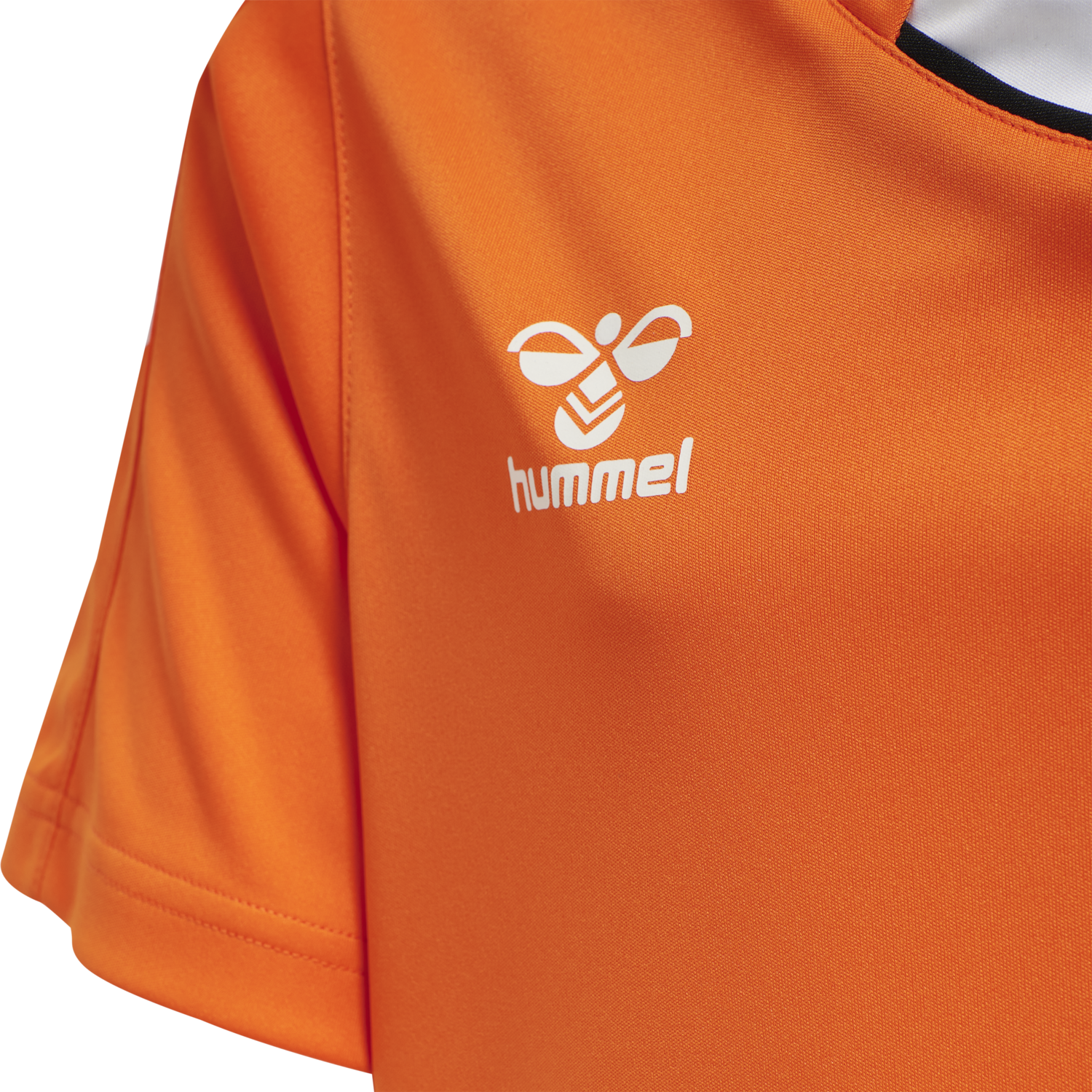 hmlCORE XK POLY JERSEY S/S KIDS, ORANGE TIGER, packshot