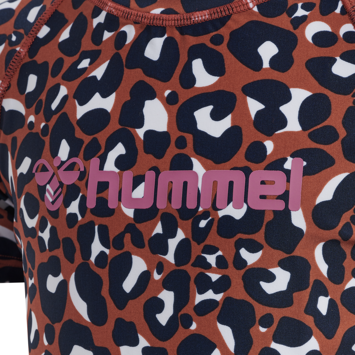 hmlAZUL SWIM T-SHIRT S/S, HOT SAUCE, packshot