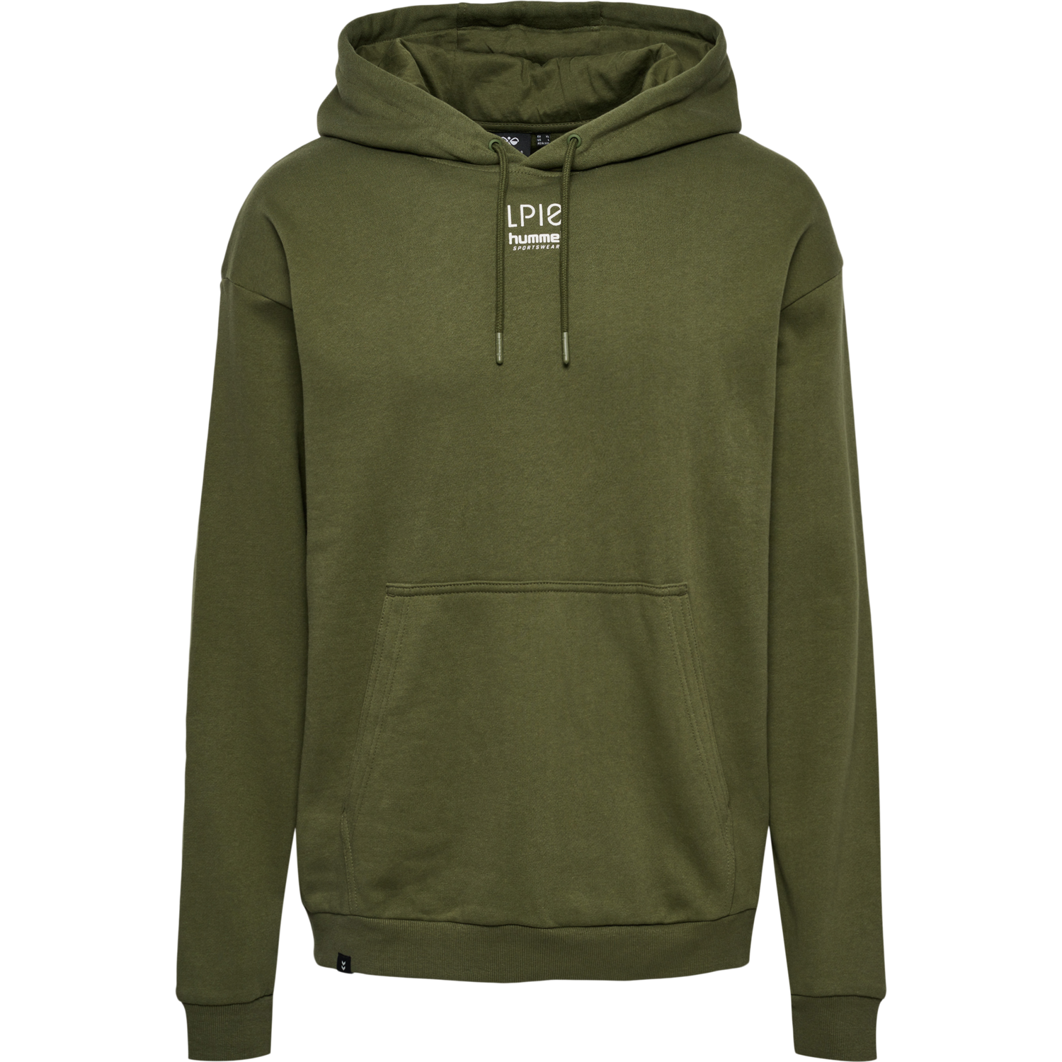 hmlLP10 BOXY SWEAT HOODIE, IVY GREEN, packshot
