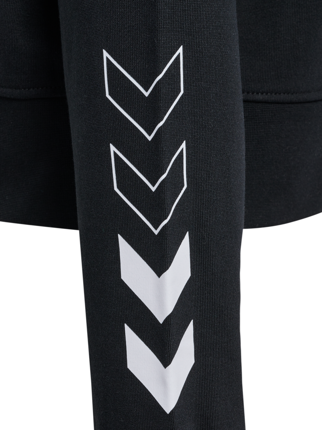 hmlELEMENTAL SHORT HOODIE WOMAN, BLACK, packshot