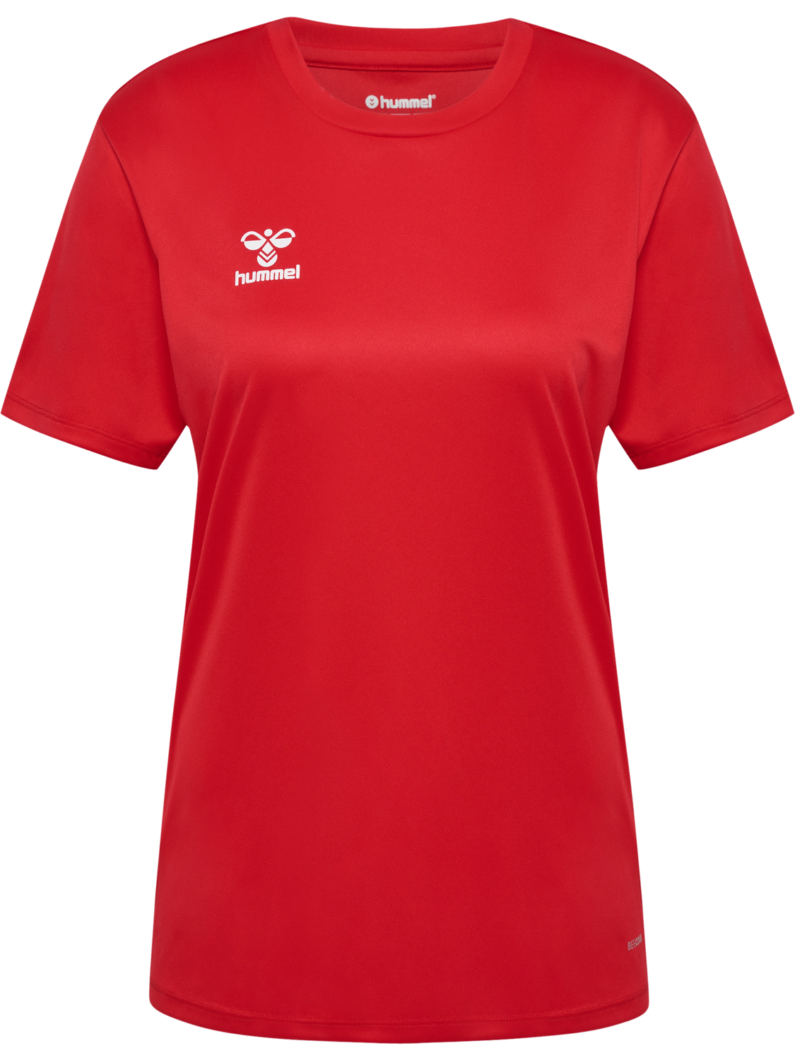 hmlESSENTIAL JERSEY S/S WOMAN, TRUE RED, packshot