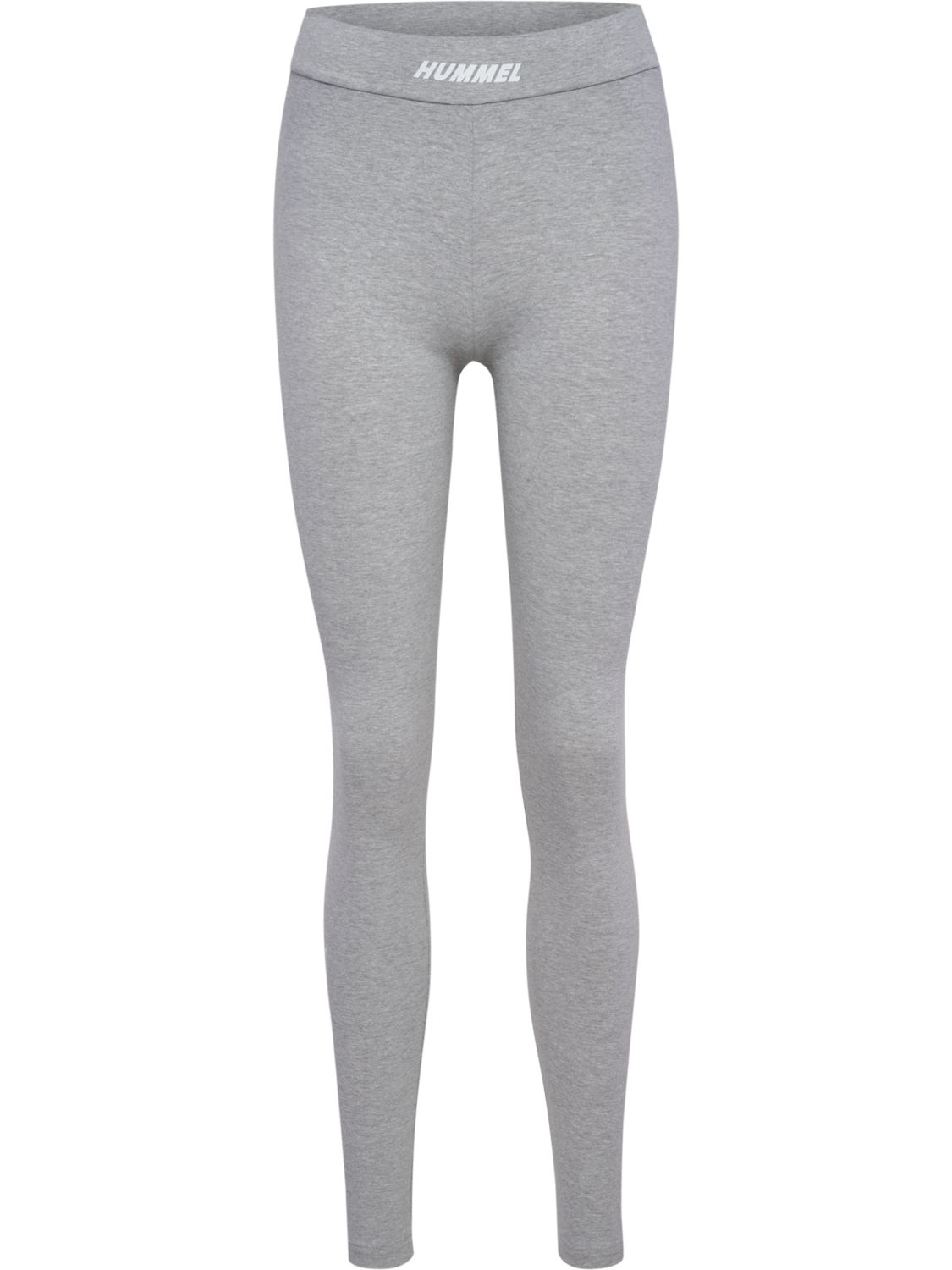 hmlELEMENTAL COTTON HW TIGHTS, GREY MELANGE, packshot