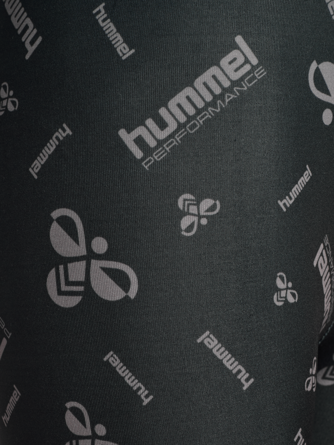 hmlJR GYM TIGHTS, BLACK/EBONY, packshot