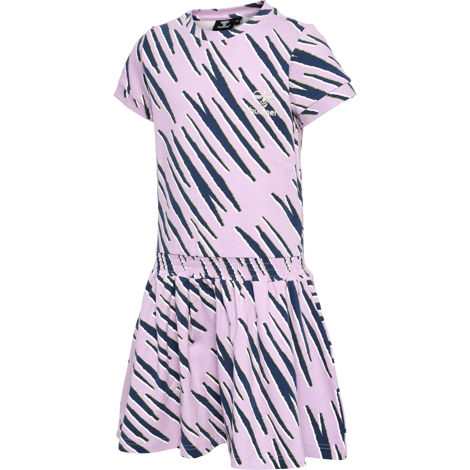 hmlRUSHY AOP DRESS S/S, ORCHID BLOOM, packshot