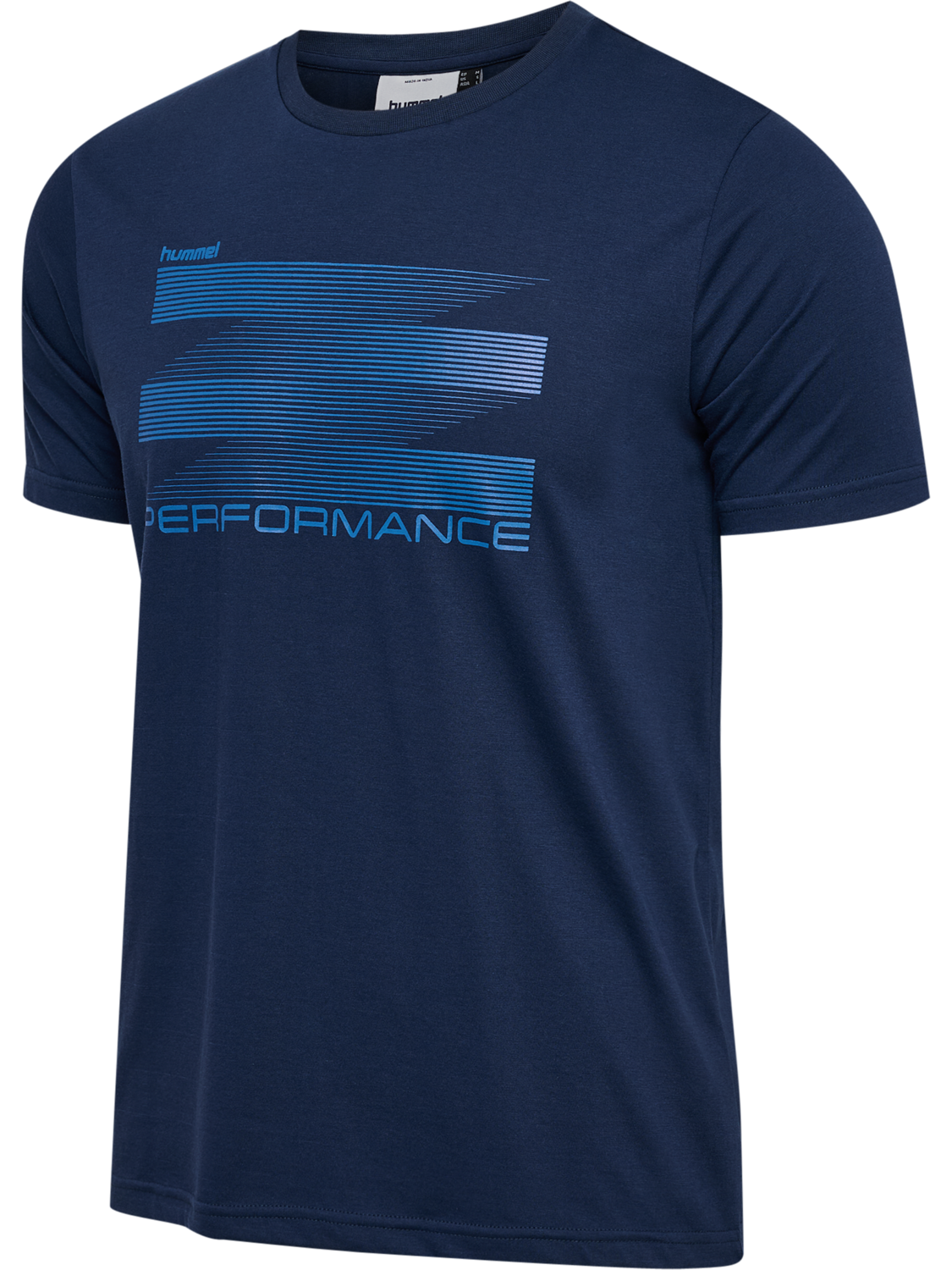 hmlPULSE GRAPHIC T-SHIRT S/S, DRESS BLUES, packshot