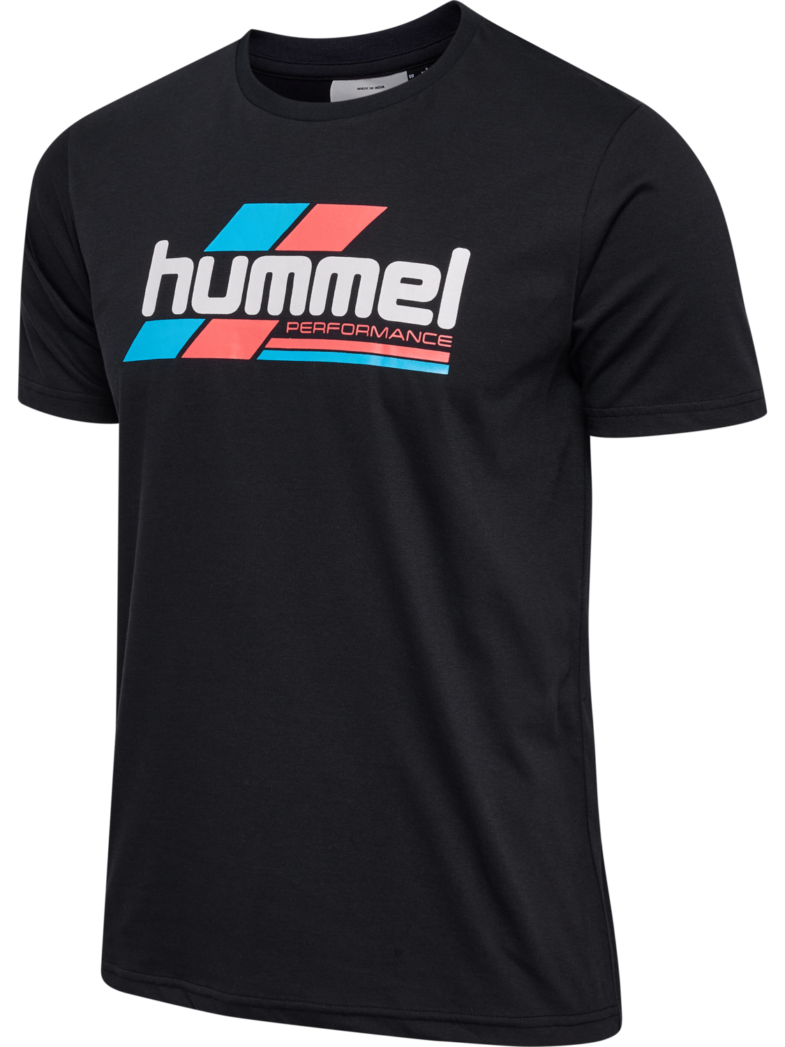 hmlPULSE GRAPHIC T-SHIRT S/S, BLACK/WHITE, packshot