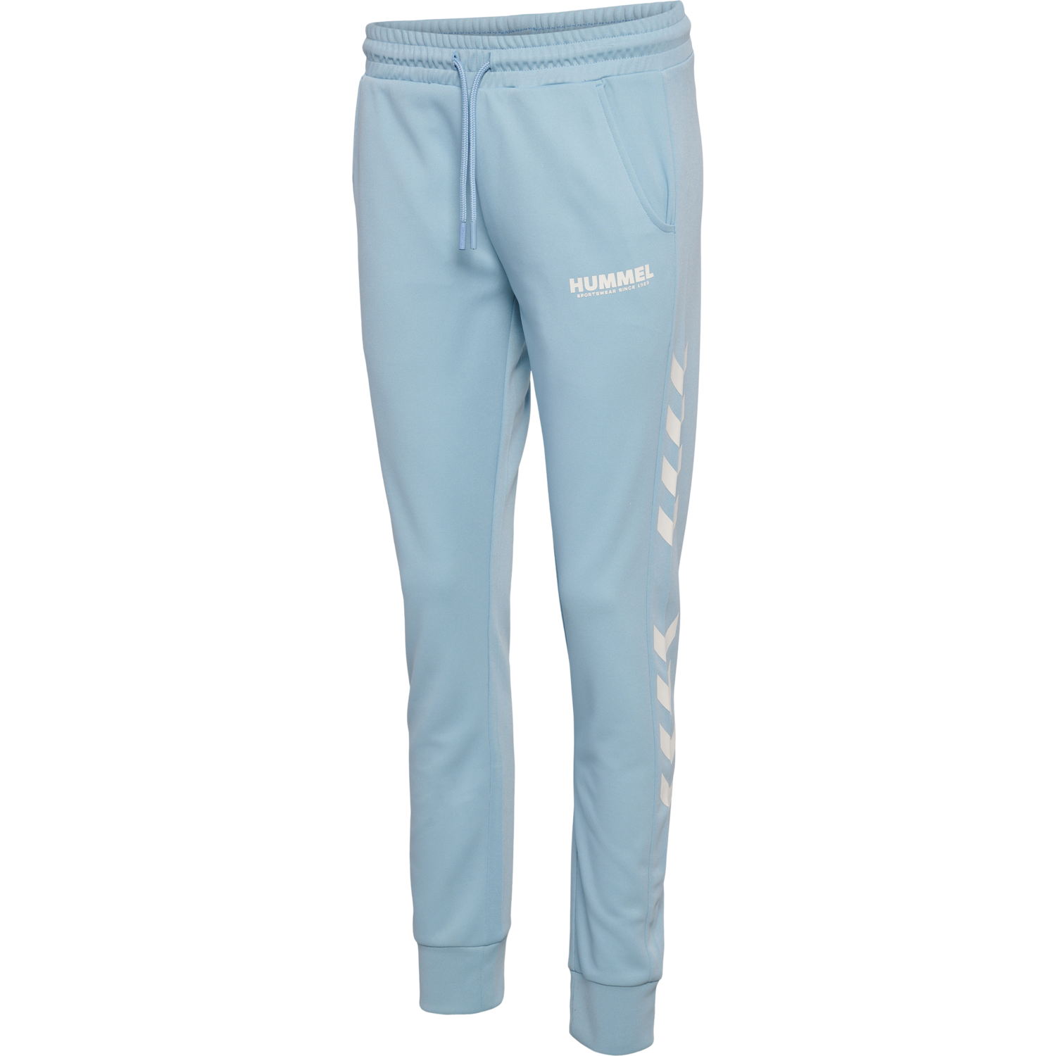 hmlLEGACY POLY WOMAN REGULAR PANTS, CELESTIAL BLUE, packshot