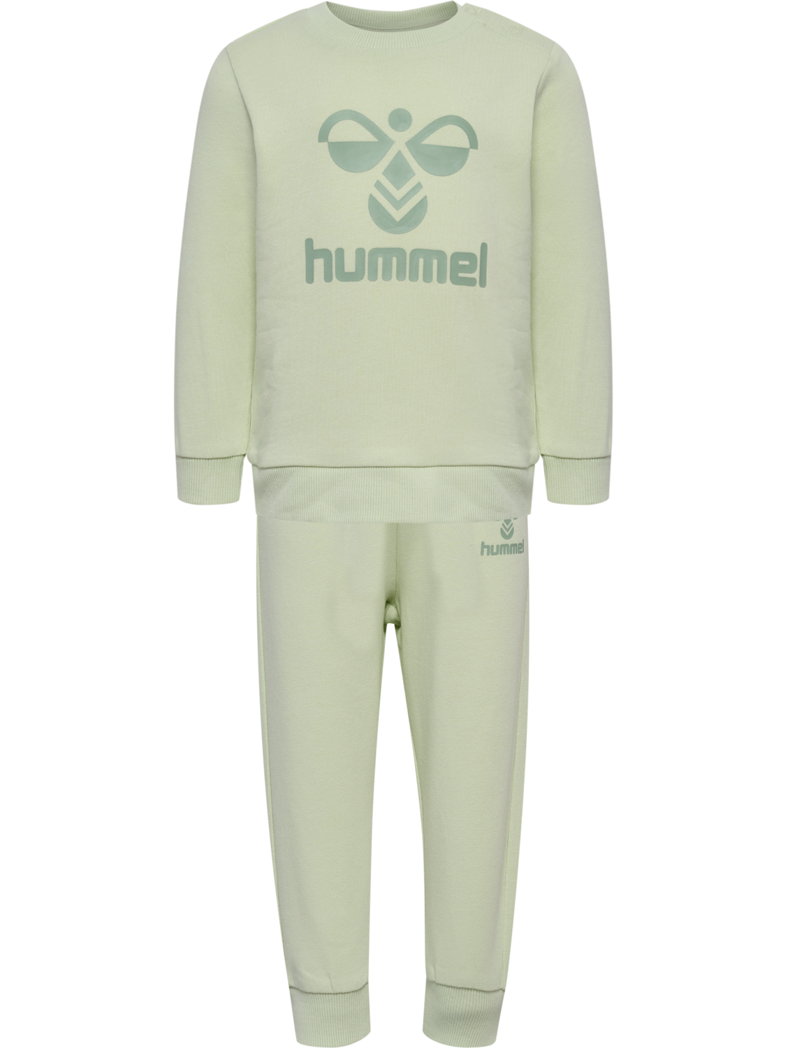 hmlARINE CREWSUIT, FOG GREEN, packshot