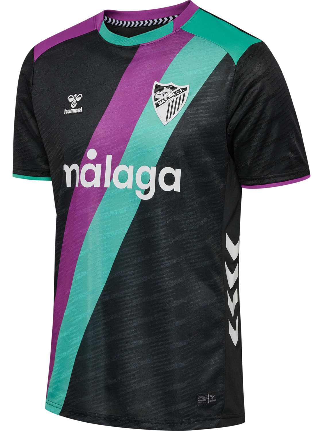 MCF 25/26 AWAY JERSEY S/S KIDS, BLACK, packshot