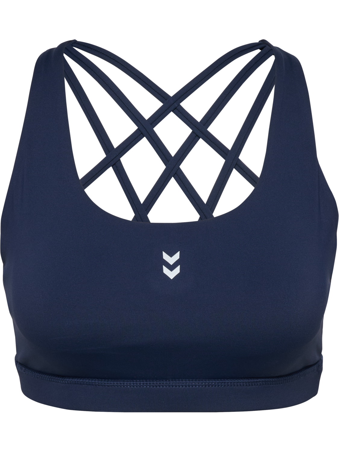 hmlFAST IMPACT STRAP BRA, DRESS BLUES, packshot