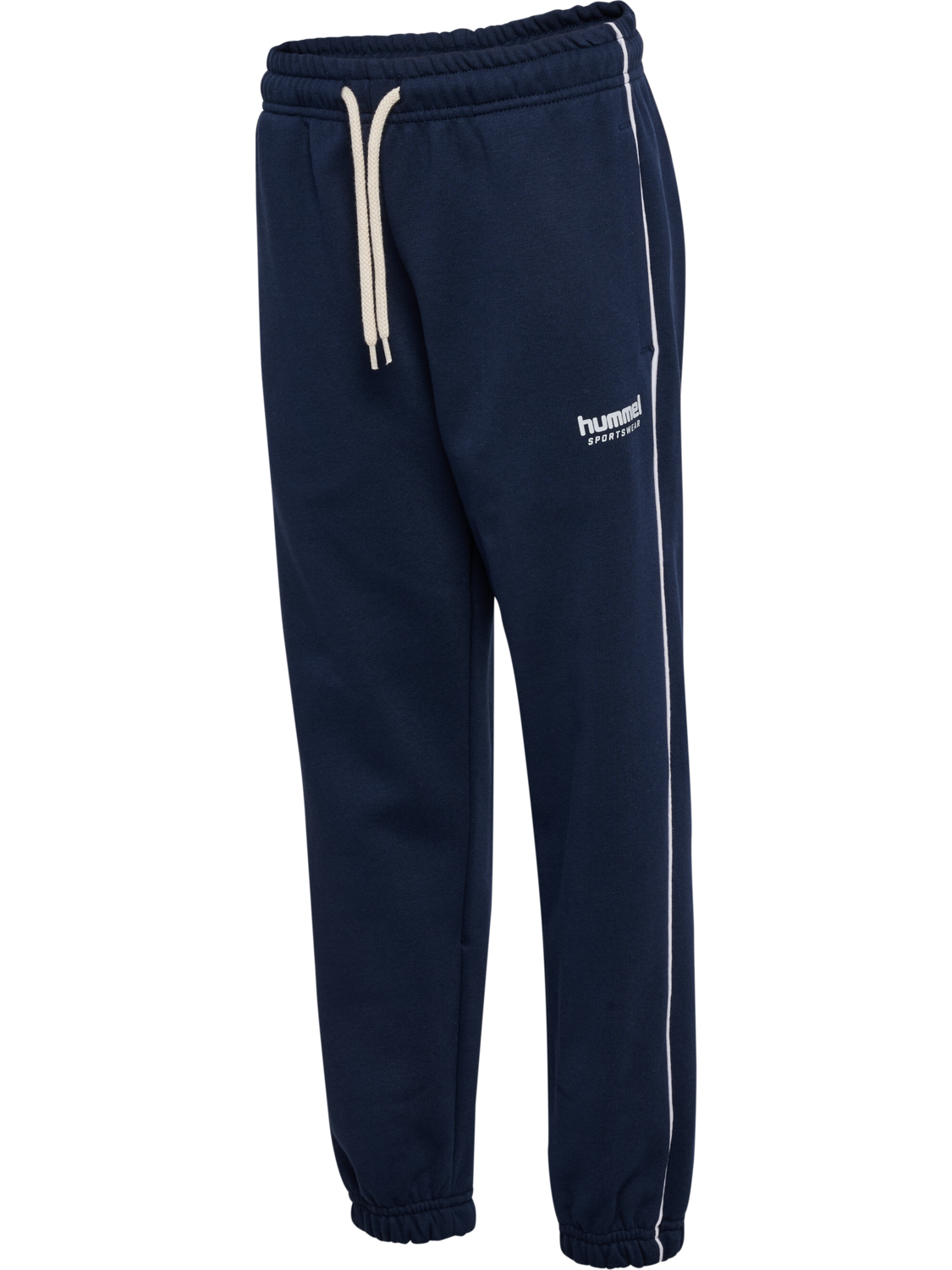 hmlJR LOOSE SWEATPANT PIPING, DRESS BLUES, packshot