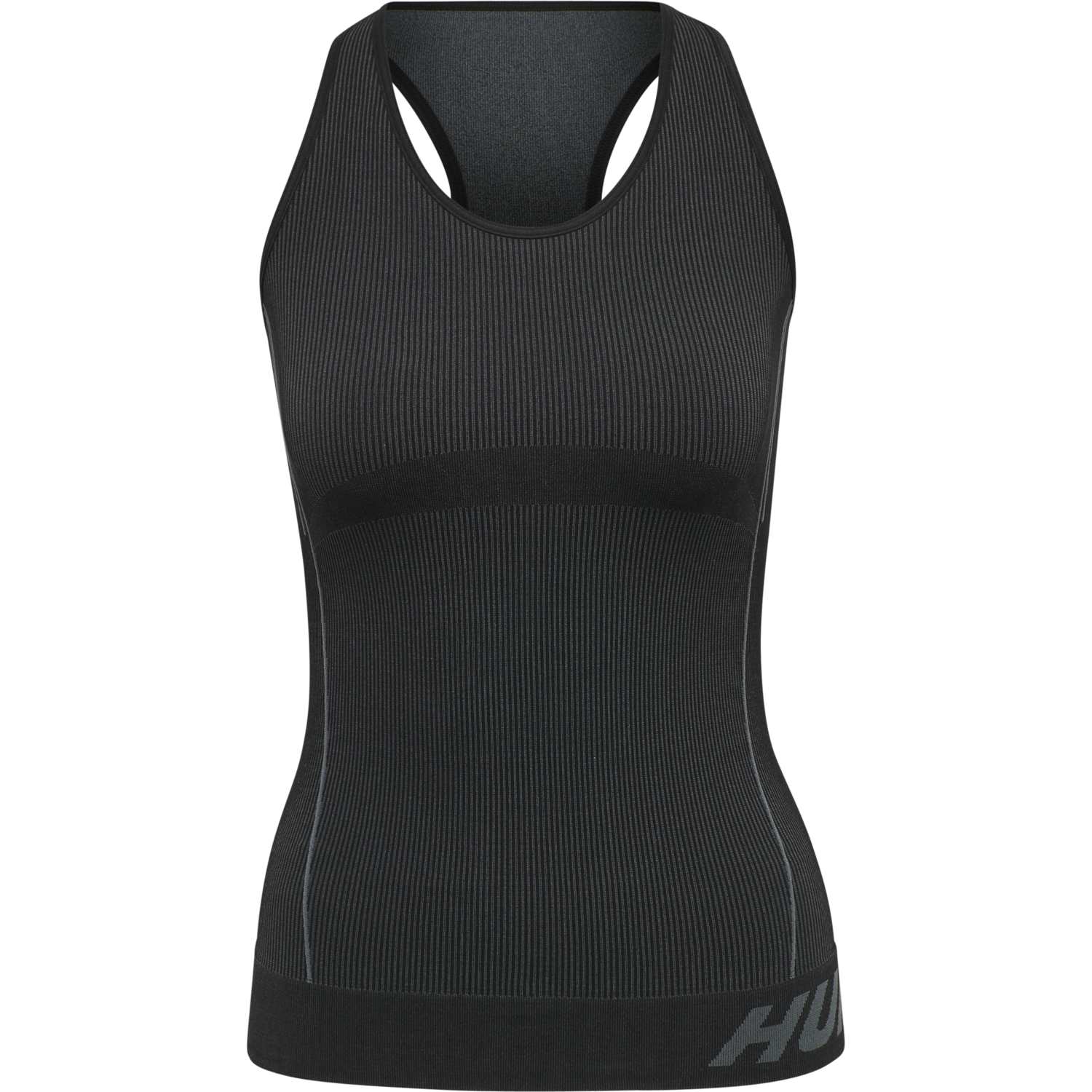 hmlTE CHRISTEL SEAMLESS TOP, BLACK, packshot