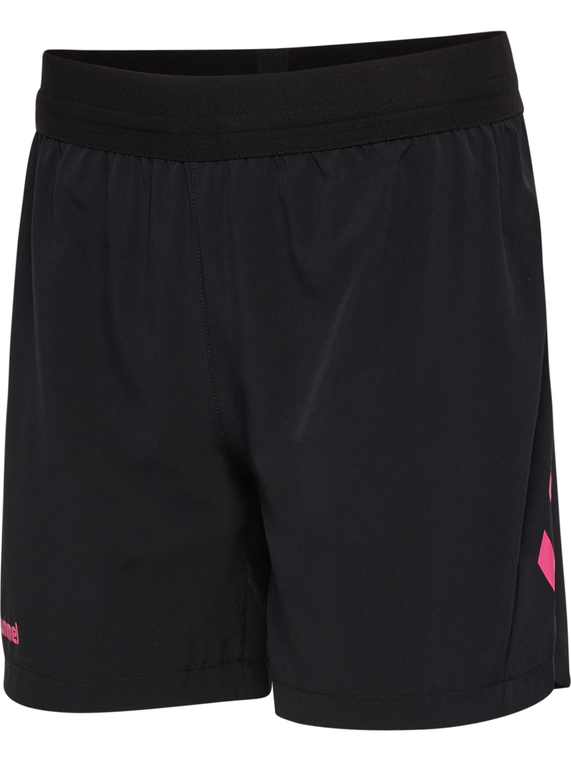 hmlBLAZE PRO TRAINING SHORTS KIDS, BLACK/PINK, packshot