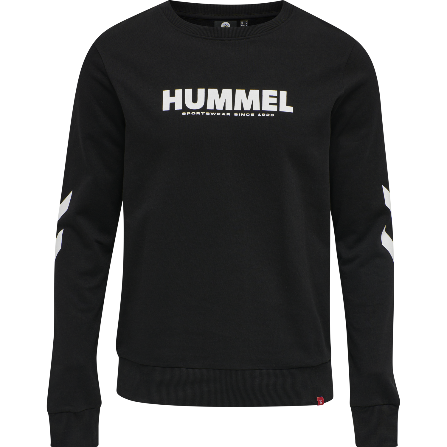 hmlLEGACY SWEATSHIRT, BLACK, packshot