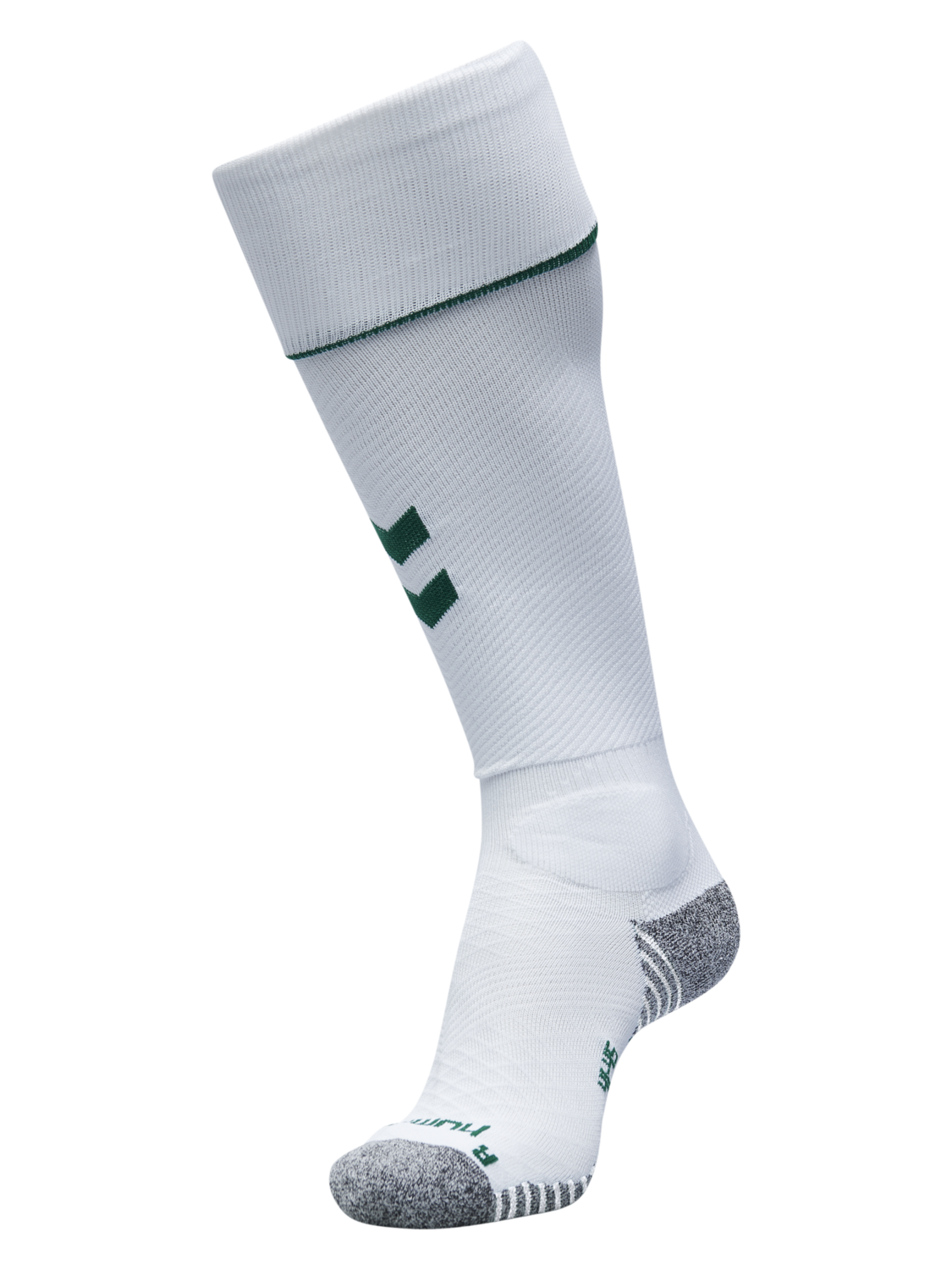 PRO FOOTBALL SOCK 17-18, WHITE/EVERGREEN, packshot
