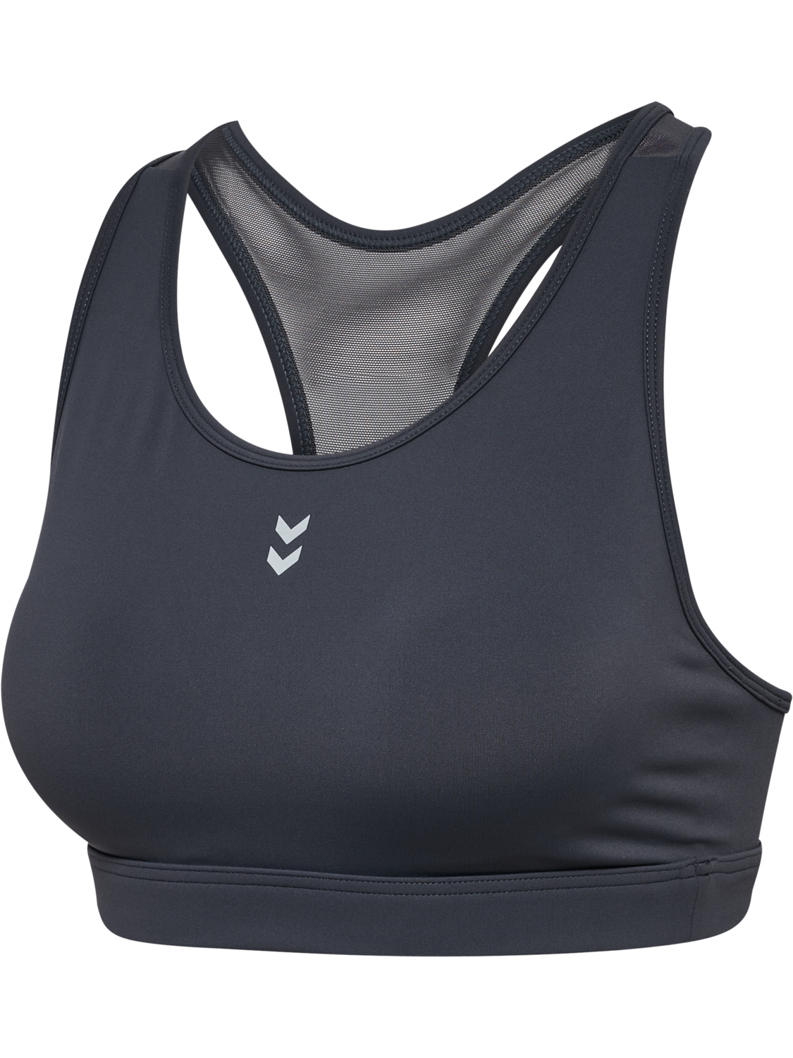hmlPULSE MEDIUM SUPPORT BRA, EBONY, packshot
