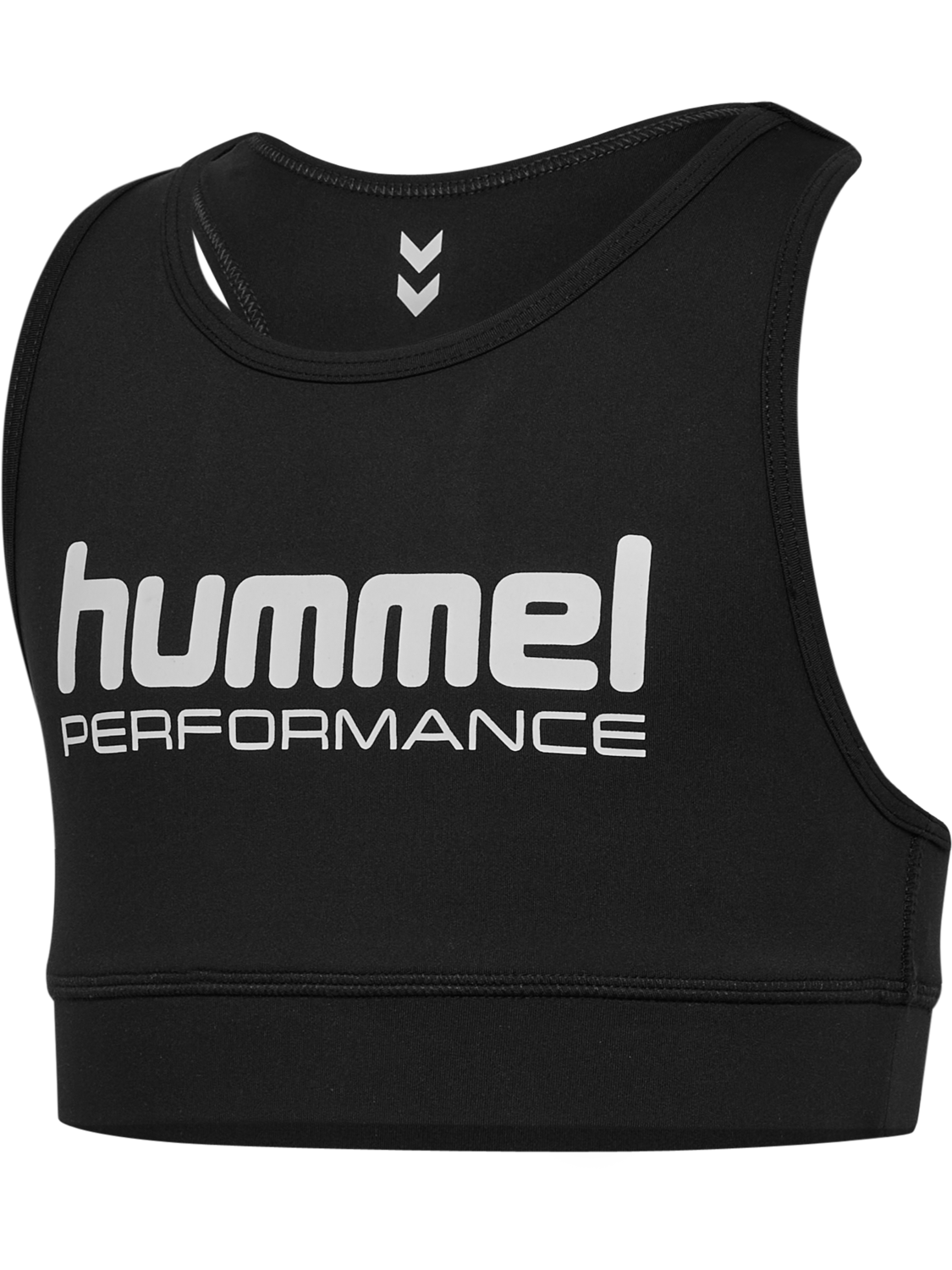 hmlJR PULSE SHORT TOP, BLACK, packshot