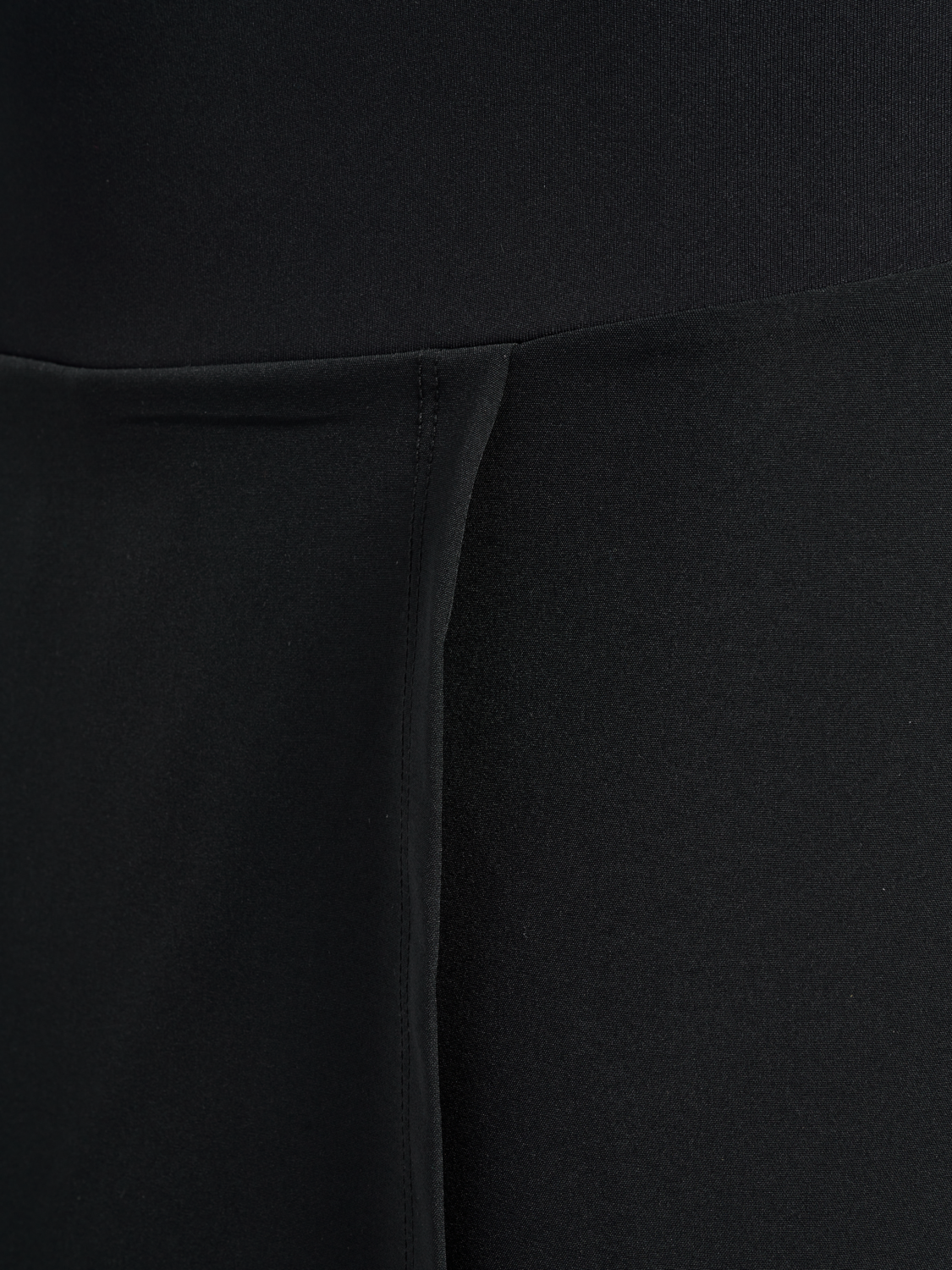 hmlCOURT MID WAIST POCKET SKIRT W, BLACK, packshot