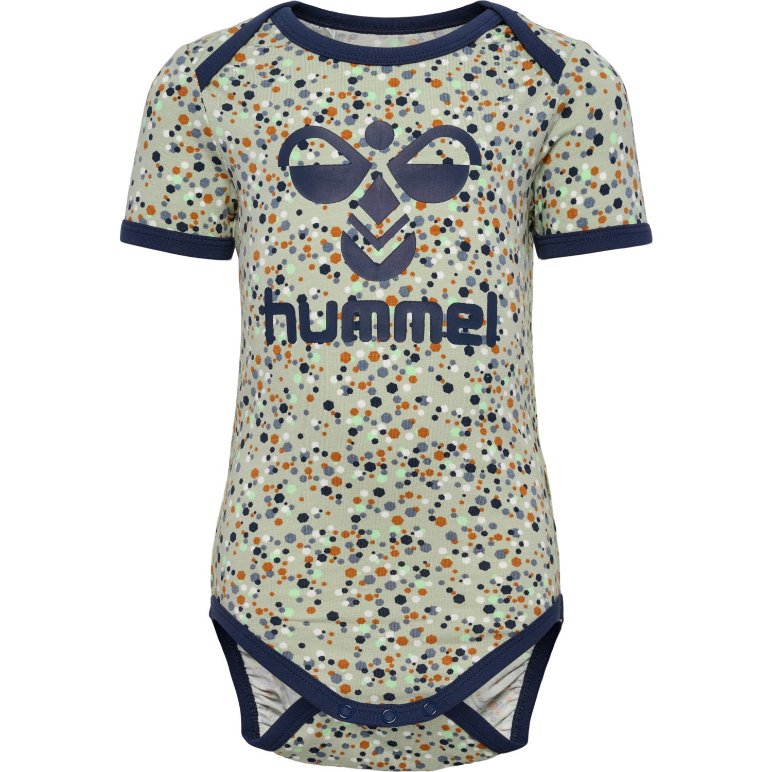 hmlMADS AOP BODY S/S, DESERT SAGE, packshot