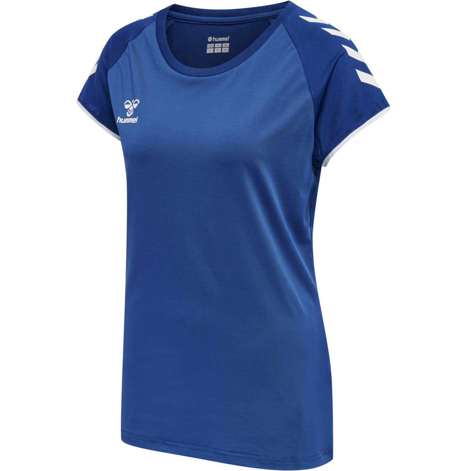 hmlCORE VOLLEY STRETCH TEE WO, TRUE BLUE, packshot