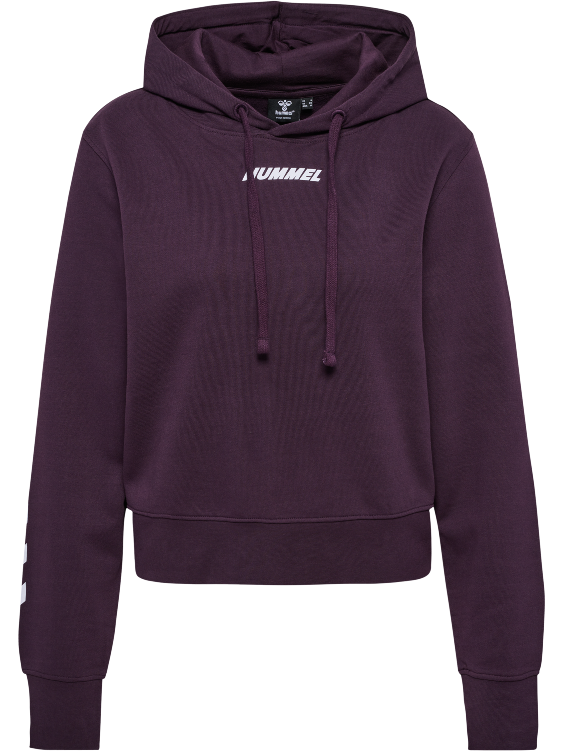 hmlELEMENTAL SHORT HOODIE WOMAN, PLUM PERFECT, packshot
