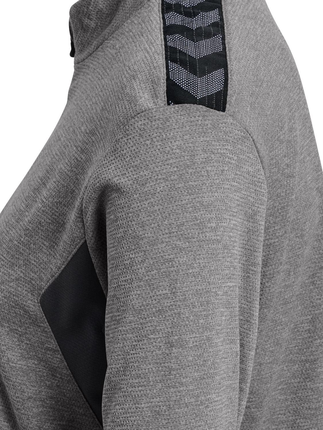 hmlAUTHENTIC PL ZIP JACKET WOMAN, GREY MELANGE, packshot