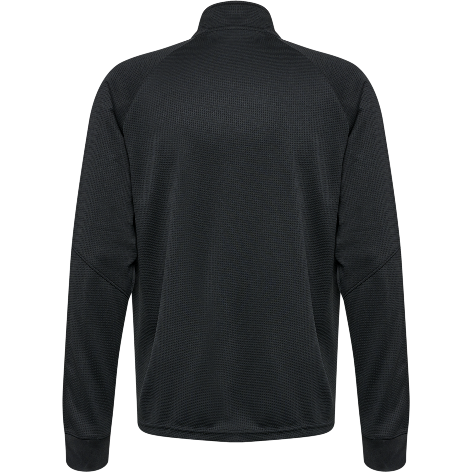 hmlAUTHENTIC POLY ZIP JACKET, BLACK/ASPHALT, packshot